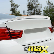 Load image into Gallery viewer, BM F32 4 Series Plastic Performance Boot Spoiler maxmotorsports
