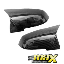 Load image into Gallery viewer, BM F32 M3/M4 Style Carbon Fibre Mirror Covers maxmotorsports
