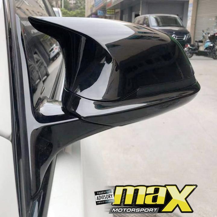 BM F33 M3/M4 Style Gloss Black Mirror Covers maxmotorsports