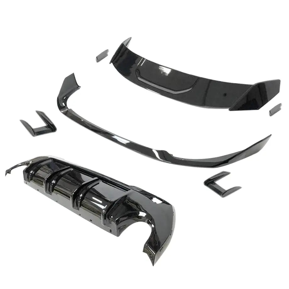 BM F40 1-Series (21-On) Gloss Black Performance Body Kit (7-Piece) Max Motorsport