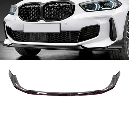 BM F40 1-Series (21-On) Performance Style Plastic Front Spoiler - Piano Black Max Motorsport