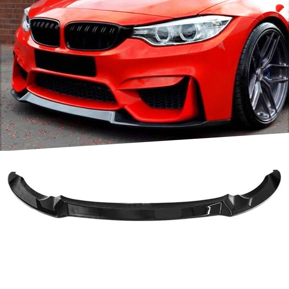 BM F80 / F82 (M3/M4) CS Style Gloss Black Front Spoiler (14-18) maxmotorsports