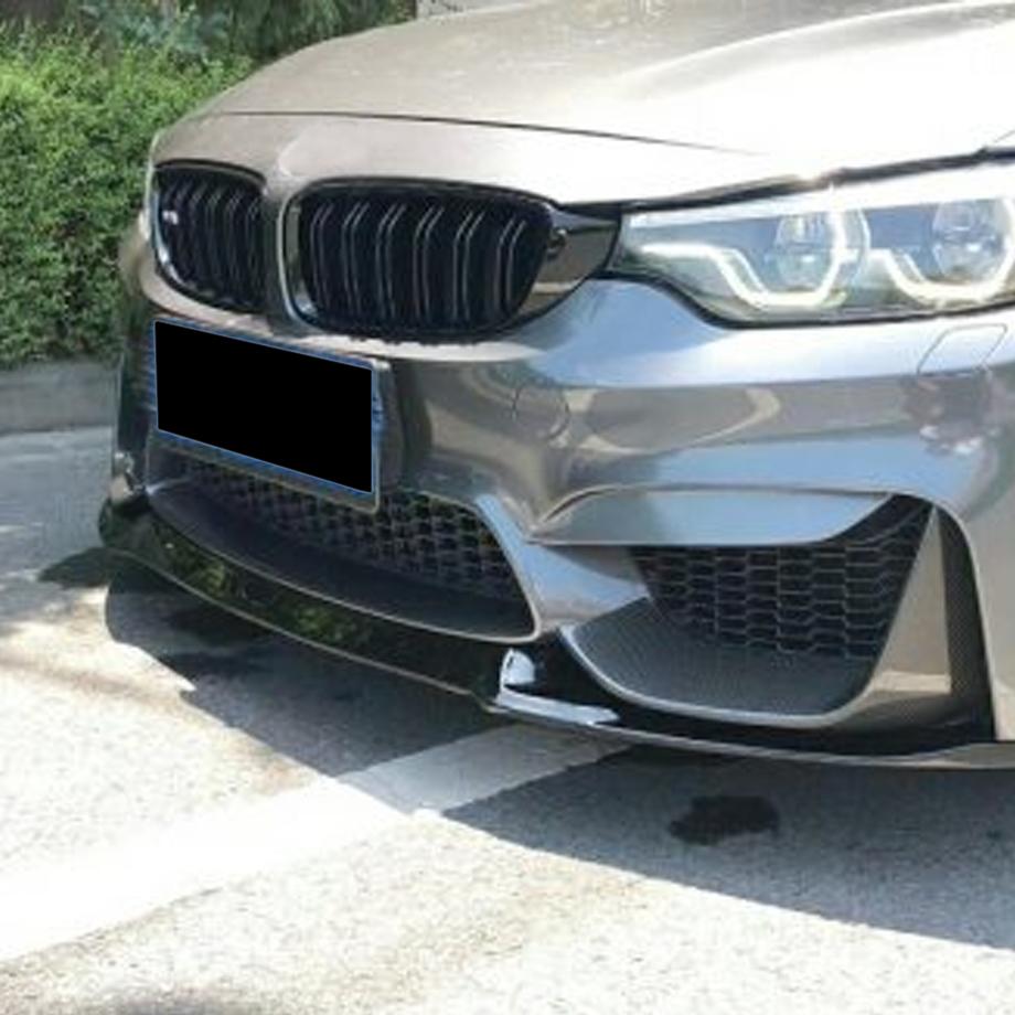 BM F80 / F82 (M3/M4) CS Style Gloss Black Front Spoiler (14-18) maxmotorsports