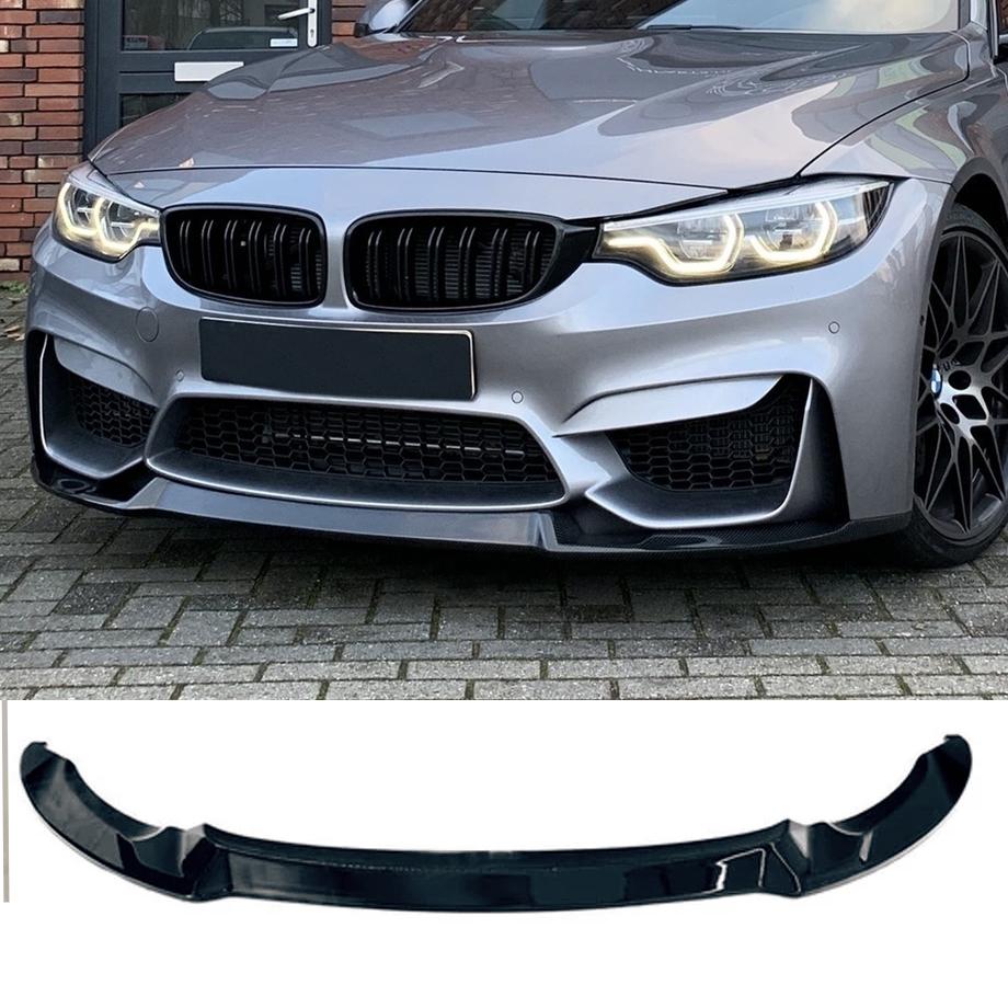 BM F80 / F82 (M3/M4) CS Style Gloss Black Front Spoiler (14-18) maxmotorsports