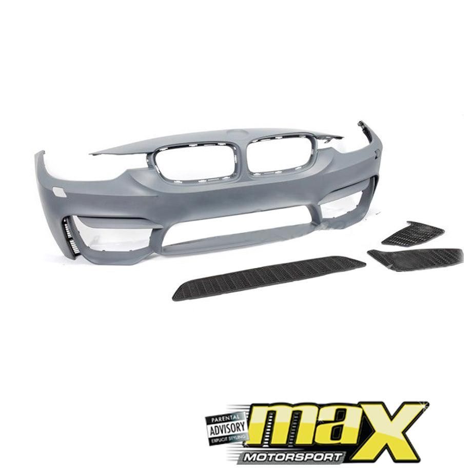 BM F80 M3 Style Front Bumper To Fit BM F30 3-Series maxmotorsports