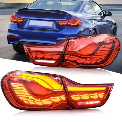 BM F82 / F83 M4 CS Style OLED Sequential Red Taillights Max Motorsport