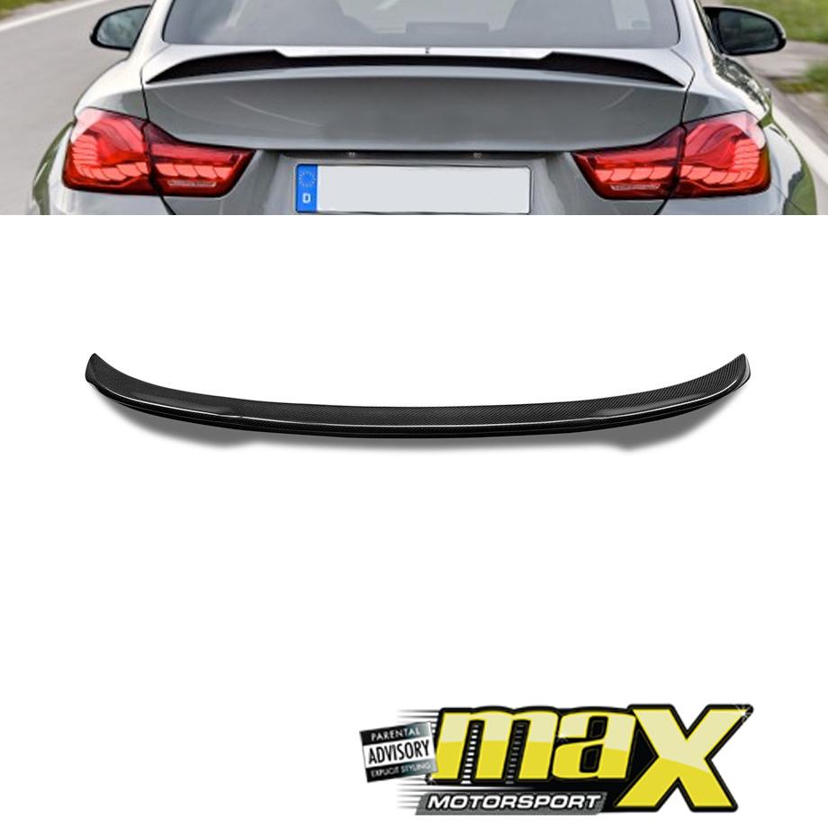 BM F82 M4 CS Style Carbon Fibre Boot Spoiler maxmotorsports