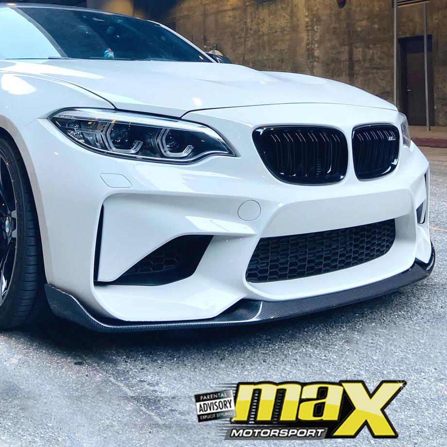 BM F87 M2 CS Style Carbon Fibre Front Spoiler (18-On) maxmotorsports