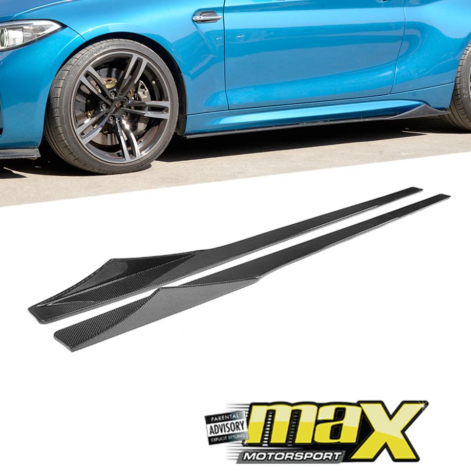 BM F87 M2 Carbon Fibre Side Skirt Extension maxmotorsports