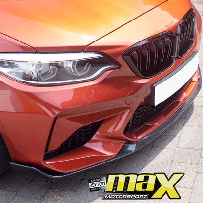 BM F87 M2 Competition Carbon Fibre Front Spoiler (18-On) maxmotorsports