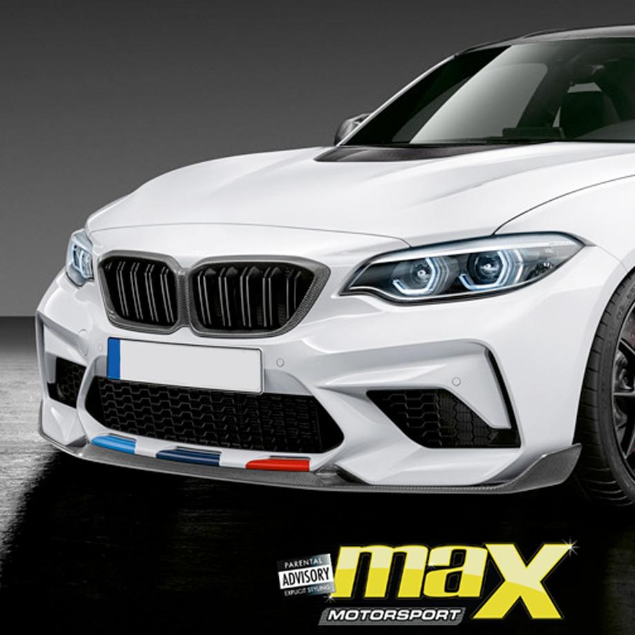 BM F87 M2 Competition Carbon Fibre Front Spoiler (18-On) maxmotorsports