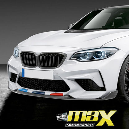 BM F87 M2 Competition Carbon Fibre Front Spoiler (18-On) maxmotorsports