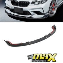 Load image into Gallery viewer, BM F87 M2 Competition Style Carbon Fibre Front Spoiler maxmotorsports
