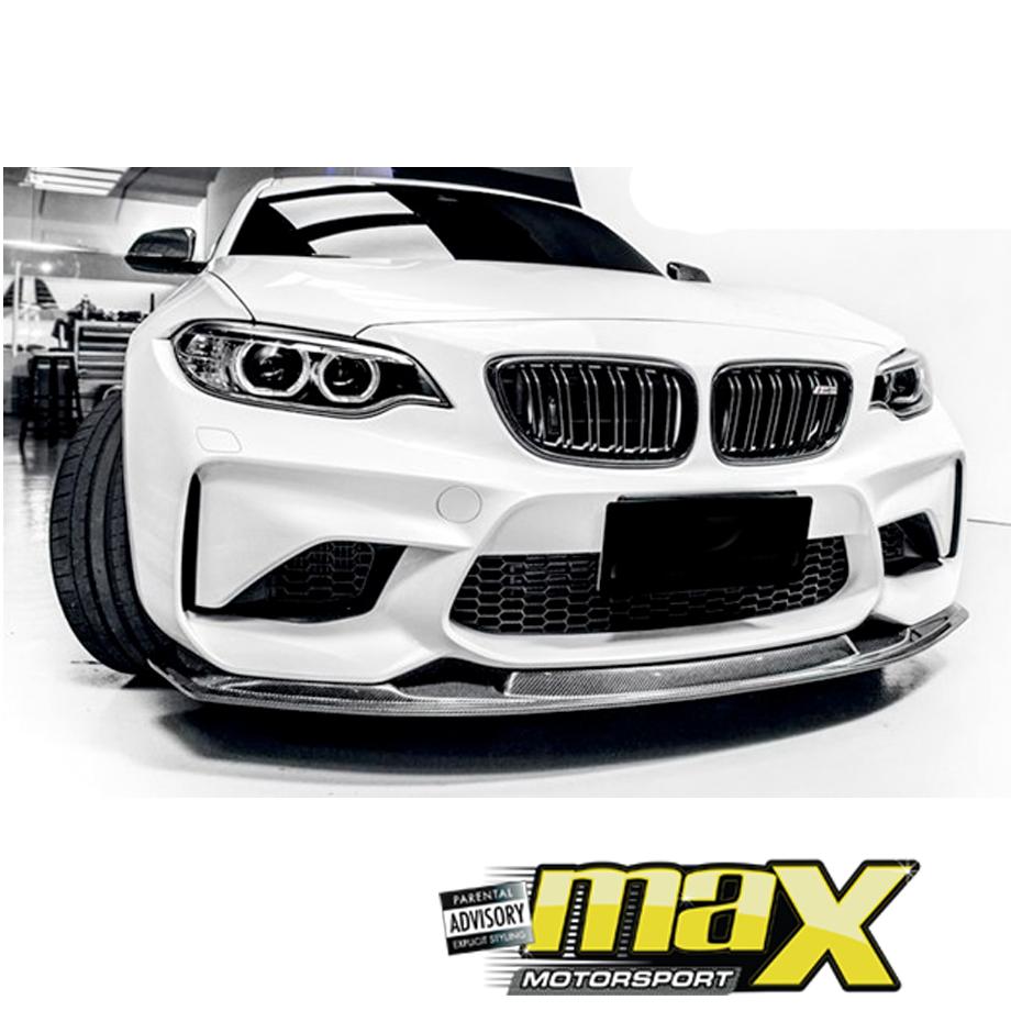 BM F87 M2 MTC Style Carbon Fibre Front Spoiler maxmotorsports