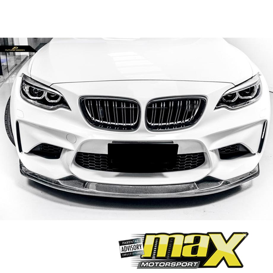 BM F87 M2 MTC Style Carbon Fibre Front Spoiler maxmotorsports