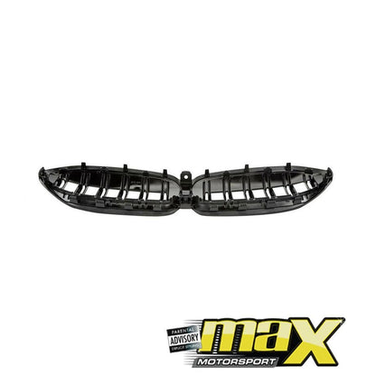 BM G20 / G28 3-Series Piano Black Double Slat Kidney Grille maxmotorsports