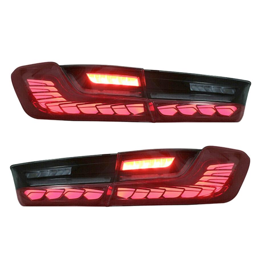 BM G20 3-Series CS Style Sequential Smoked Red Taillights Max Motorsport