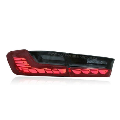 BM G20 3-Series CS Style Sequential Smoked Red Taillights Max Motorsport