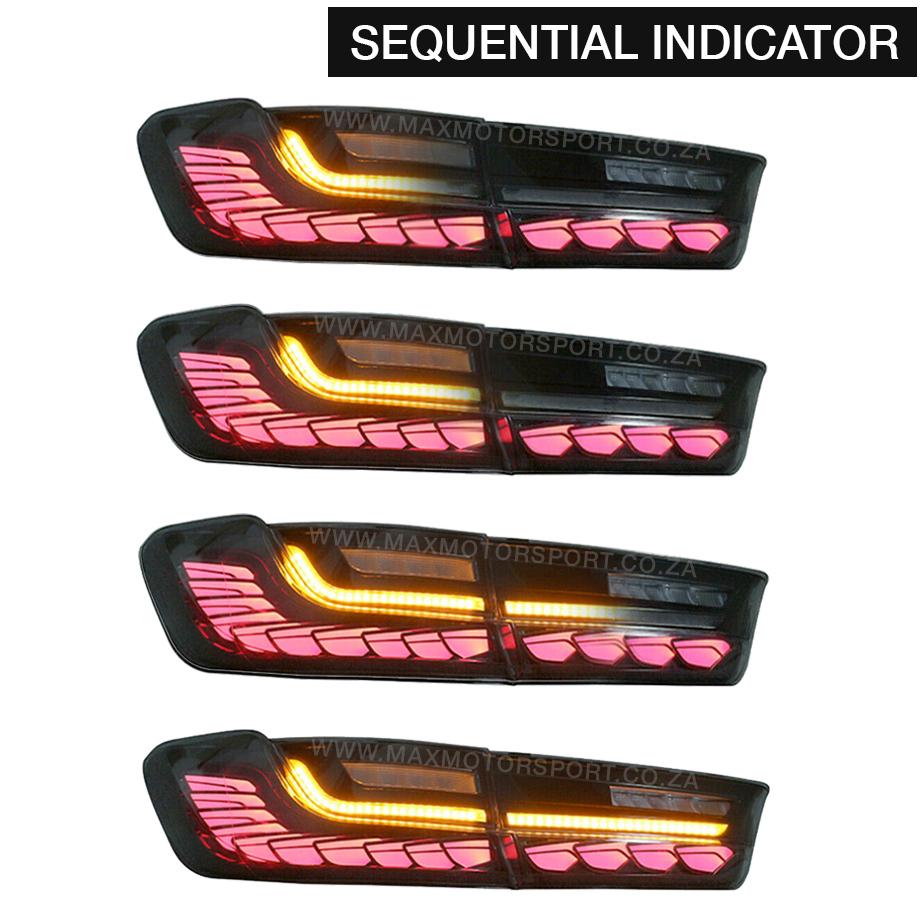 BM G20 CS Style Sequential Smoked Taillights Max Motorsport