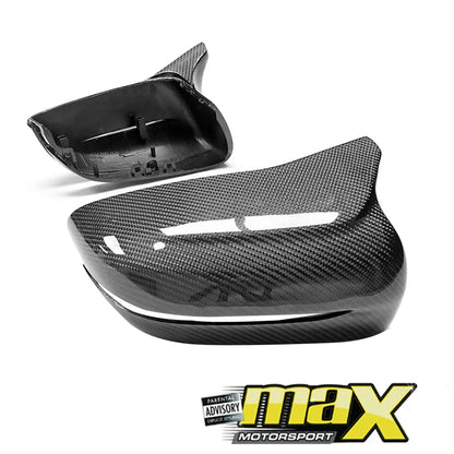 BM G20 M-Style (2019-On) Carbon Fibre Mirror Covers maxmotorsports