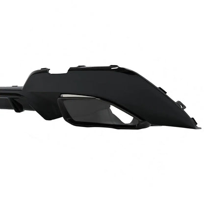 BM G20 (19-On) Gloss Black Performance Style Upgrade Diffuser With Oval Exhaust Outlet Max Motorsport