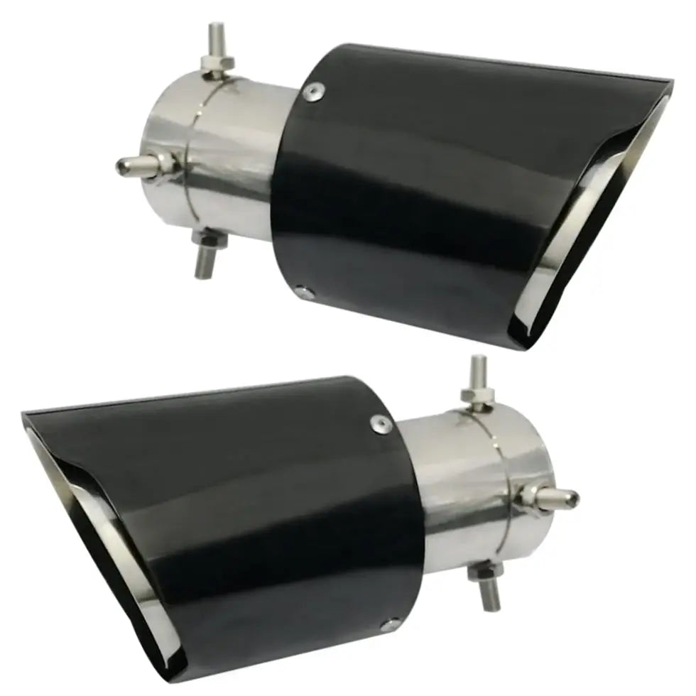 BM G20 (19-On) Gloss Black Performance Style Upgrade Diffuser With Round Exhaust Outlet Max Motorsport