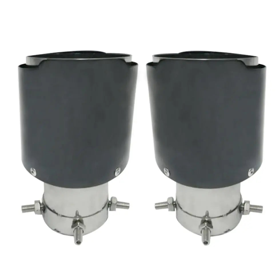 BM G20 (19-On) Gloss Black Performance Style Upgrade Diffuser With Round Exhaust Outlet Max Motorsport
