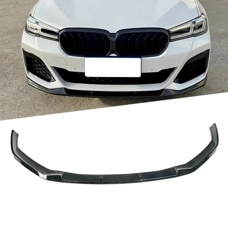 BM G30 5-Series FD Style Gloss Black 2 Piece Front Spoiler (21-On) Max Motorsport
