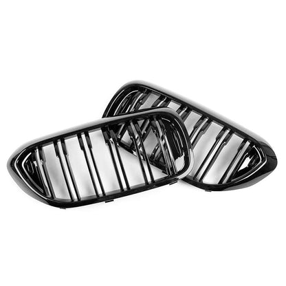 BM G30 5-Series Piano Black Double Slat Kidney Grille (19-On) Max Motorsport