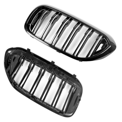 BM G30 5-Series Piano Black Double Slat Kidney Grille (19-On) Max Motorsport