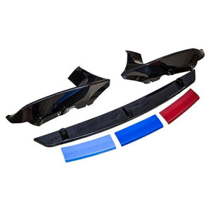 BM G30 Competition 5 Series (18-ON) Gloss Black 3-Piece Front Spoiler maxmotorsports