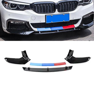 BM G30 Competition Style 5-Series Gloss Black 3-Piece Front Spoiler (18-On) maxmotorsports