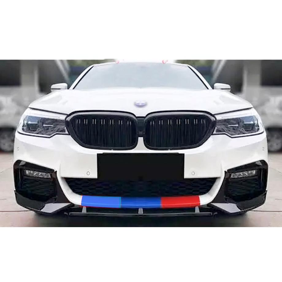 BM G30 Competition Style 5-Series Gloss Black 3-Piece Front Spoiler (18-On) maxmotorsports