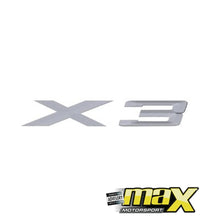 Load image into Gallery viewer, BM X3 Chrome Badge maxmotorsports
