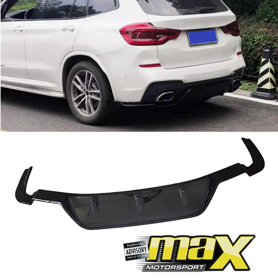 BM X3 G01 Series Gloss Black Rear Diffuser maxmotorsports