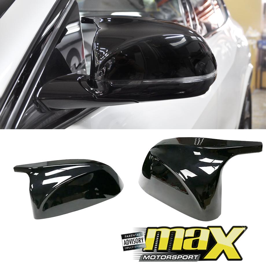 BM X4 G02 Gloss Black Mirror Covers (19-On) maxmotorsports