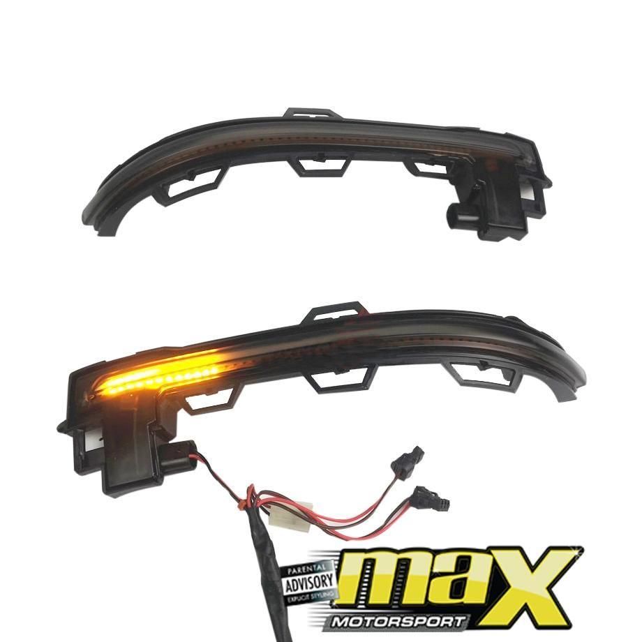 BM X4 G02 (19-On) Side Mirror Smoked LED Sequential Indicator Light maxmotorsports