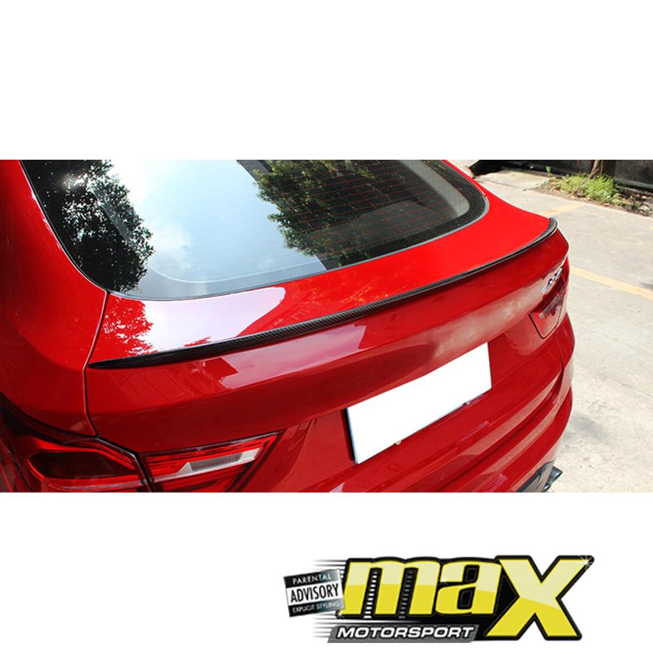 BM X4 (F26) M Style Slim Carbon Fibre Boot Spoiler maxmotorsports