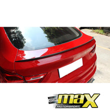 Load image into Gallery viewer, BM X4 (F26) M Style Slim Carbon Fibre Boot Spoiler maxmotorsports
