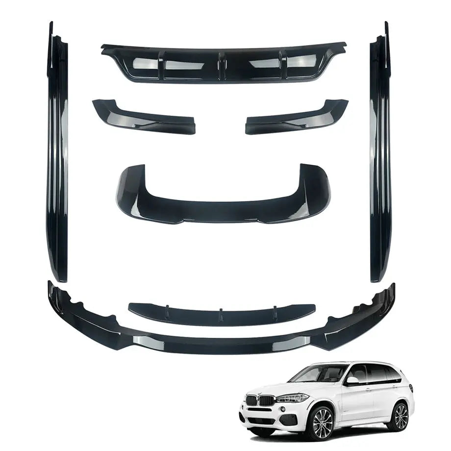 BM X5 F15 (15-18) Gloss Black Performance Body Kit (8-Piece) maxmotorsports