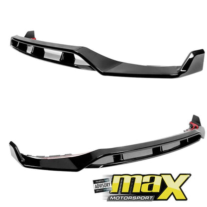 BM X5 G05 Series Gloss Black 2-Piece Front Spoiler maxmotorsports