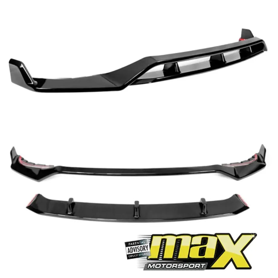 BM X5 G05 Series Gloss Black 3-Piece Front Spoiler Max Motorsport