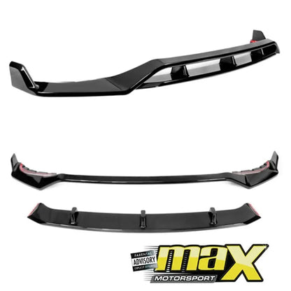 BM X5 G05 Series Gloss Black 3-Piece Front Spoiler Max Motorsport