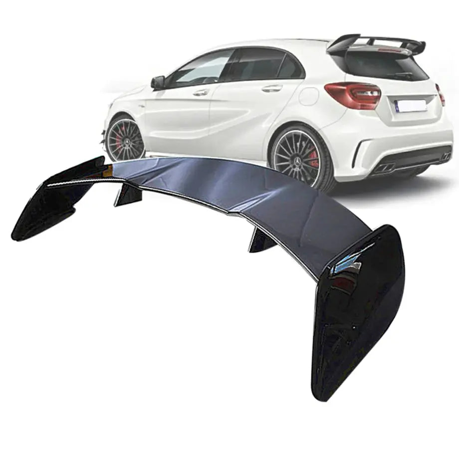 Merc A45 (W176) AMG Style Gloss Black Plastic Roof Spoiler – Max Motorsport