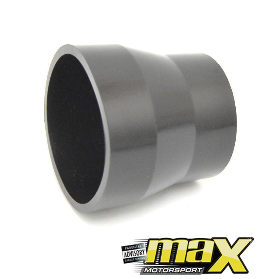 Black Silicone Rubber Reducer 76/64mm maxmotorsports