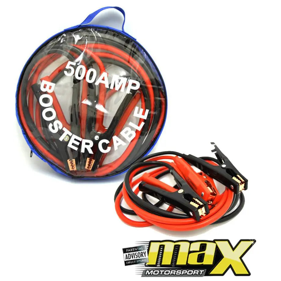 Booster Cable 500amp With Carry Case maxmotorsports