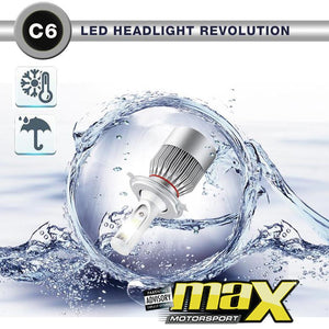 C6 LED Headlight Bulb Kit - H1 maxmotorsports