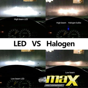 C6 LED Headlight Bulb Kit - H1 maxmotorsports