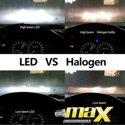 C6 MAX LED Headlight Bulb Kit - H8 maxmotorsports