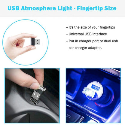 Car Interior USB Style LED Atmosphere Light Max Motorsport